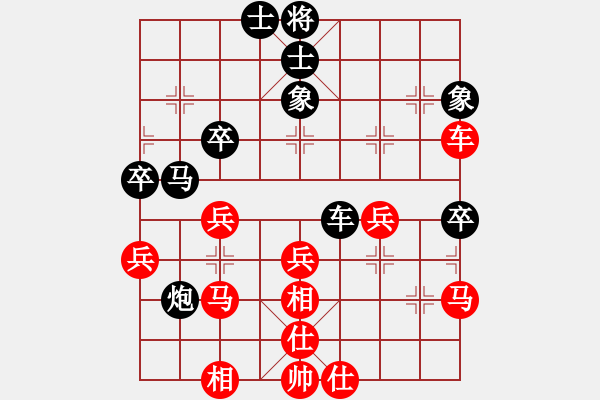 象棋棋譜圖片：初學(xué)者之一(7段)-負(fù)-我愛剝光豬(8段) - 步數(shù)：50 