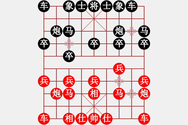 象棋棋譜圖片：‖棋家軍‖皎月[2739506104] -VS- 天地隨心[1611169103] - 步數(shù)：10 