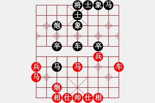 象棋棋譜圖片：嘉妮兒(3段)-負(fù)-黃雀(6段) - 步數(shù)：40 