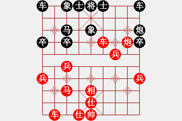 象棋棋譜圖片：ǒ愛妳①輩孓[38570891] - 弈天棋緣秋雨夜[-] - 2009-02-22 1133 - 步數(shù)：30 