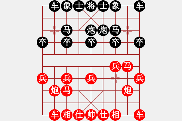 象棋棋譜圖片：1號Vs誰與我友 - 步數：10 