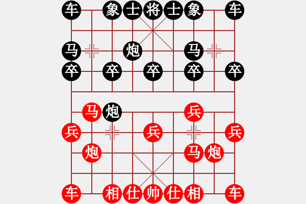 象棋棋譜圖片：昆侖 VS 李紅橋(業(yè)八一) - 步數(shù)：10 