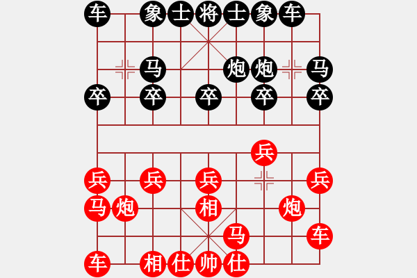 象棋棋譜圖片：darkuuuu(7弦)-勝-曉寒(6弦) - 步數(shù)：10 