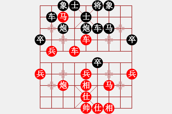 象棋棋譜圖片：眾雞戲鴨雞(4段)-勝-揚州棋俠(9段) - 步數(shù)：40 