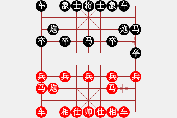 象棋棋譜圖片：他鄉(xiāng)客-2007[229367382] -VS- 一線之間[2633993492] - 步數(shù)：10 