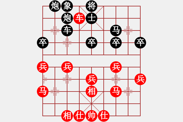 象棋棋譜圖片：本哥在JJ象棋棄子強(qiáng)攻精彩對局欣賞.XQF - 步數(shù)：40 