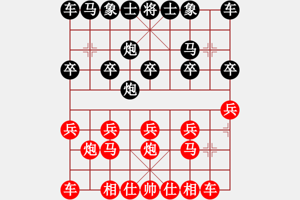 象棋棋譜圖片：抽子抽嗨了 - 步數(shù)：10 