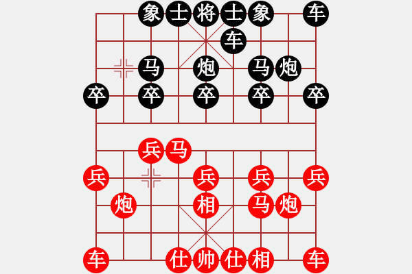 象棋棋譜圖片：南方的海[513425032] -VS- 橫才俊儒[292832991] - 步數(shù)：10 