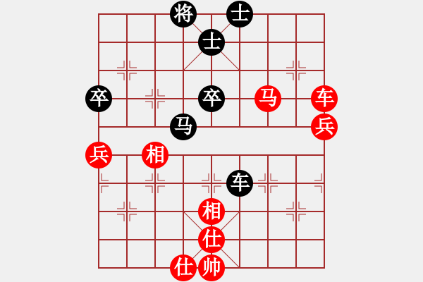 象棋棋谱图片：鹭岛三剑(月将)-和-dividluo(6段) - 步数：80 