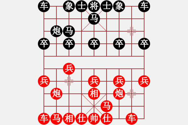 象棋棋譜圖片：紅蓮林 - 步數(shù)：10 