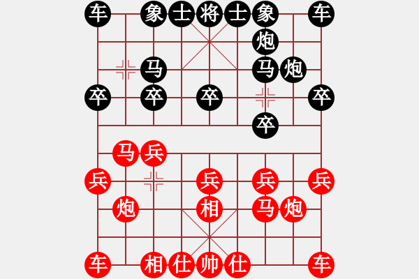 象棋棋譜圖片：新品棋社慶第四輪品棋夜雨輕狂 先勝 向家敏 - 步數(shù)：10 