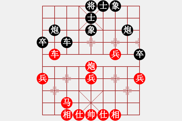 象棋棋譜圖片：4623局 B06-中炮對龜背炮-天天AI選手 紅先勝 小蟲引擎25層 - 步數(shù)：40 