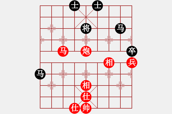 象棋棋谱图片：hunekey(9段)-胜-巴特(9段)中炮右横车对屏风马 红左马盘河 - 步数：120 