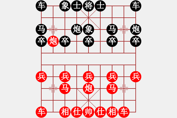 象棋棋譜圖片：走街串巷[紅] -VS- 九月飛雪[黑] - 步數(shù)：10 