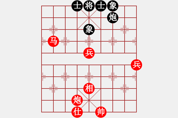 象棋棋谱图片：中炮直车进七兵对屏风马进7卒左炮封车 （ 每日一局）柳生(月将)-胜-弥勒佛主(月将) - 步数：107 