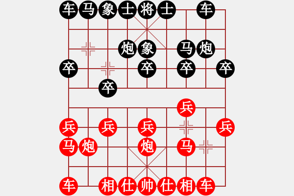 象棋棋譜圖片：棋友-魚鳥[575644877] -VS- 無名小卒 [921937763] - 步數(shù)：10 