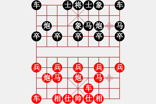 象棋棋譜圖片：橫才俊儒[292832991] -VS- 窮光蛋[615705239] - 步數(shù)：10 