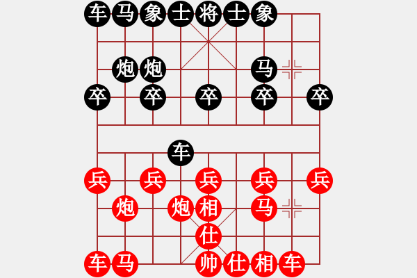 象棋棋譜圖片：仙居小飛[紅] -VS- 叫我九五二七[黑] - 步數(shù)：10 