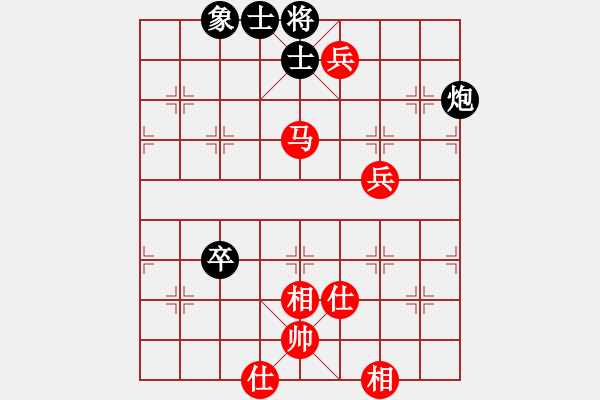 象棋棋譜圖片：第二季四川金牌象棋名手賽第七輪第3臺 綿竹彭星先和成都曾啟全 - 步數(shù)：120 