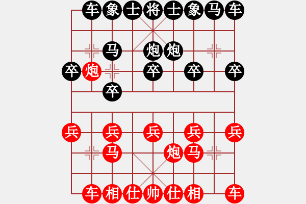 象棋棋譜圖片：3083232(太守) 和 4324343(中郎將) - 步數(shù)：10 