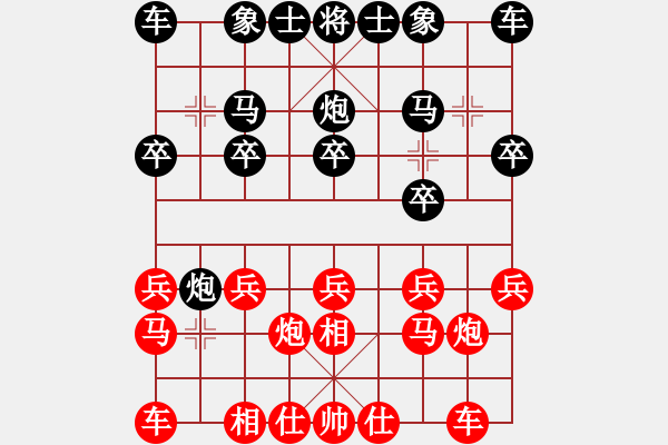 象棋棋譜圖片：紅天(4星)-負(fù)-浦北狼(1弦) - 步數(shù)：10 