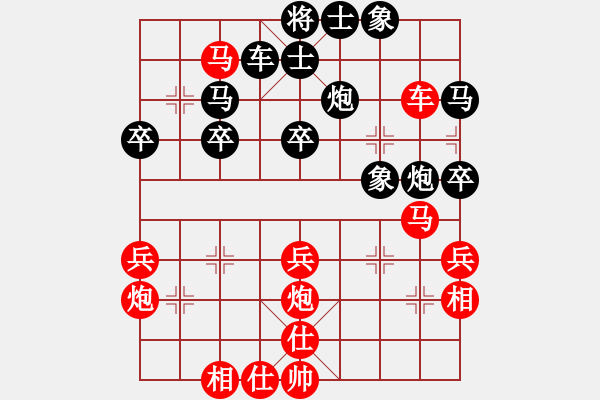 象棋棋譜圖片：劉杰先勝王超（2015年8月的哥月賽） - 步數(shù)：40 