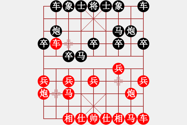 象棋棋譜圖片：朝陽(yáng)山人(8級(jí))-和-歐少俠(7級(jí)) - 步數(shù)：10 