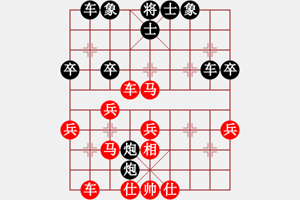 象棋棋譜圖片：男子漢之歌(1段)-勝-多奎(1段) - 步數(shù)：36 