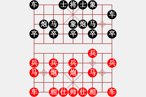 象棋棋譜圖片：大南五次聯(lián)賽蔡威先勝劉宇琪 - 步數(shù)：10 