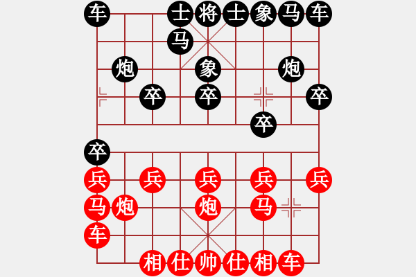 象棋棋譜圖片：不會(huì)怕輸(6段)-勝-宰割別慌(3段) - 步數(shù)：10 