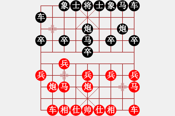 象棋棋譜圖片：帶頭大哥[244207750] -VS- 橫才俊儒[292832991] - 步數(shù)：10 