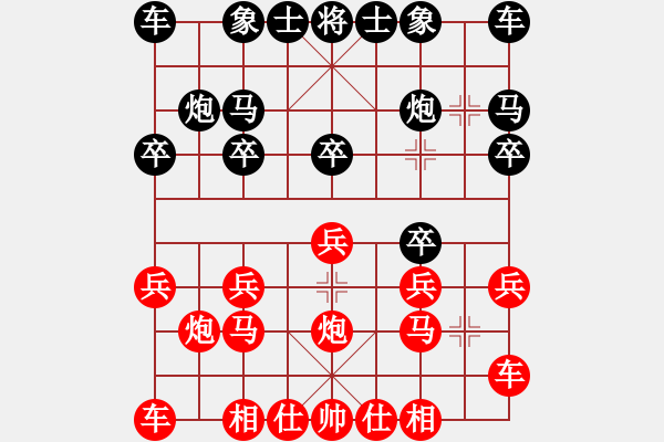 象棋棋譜圖片：bbboy002[紅] -VS- 可可愛丁丁[黑] - 步數(shù)：10 