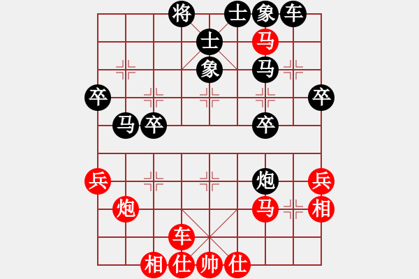 象棋棋譜圖片：橫才俊儒[292832991] -VS- 屠夫[1076245458] - 步數(shù)：33 