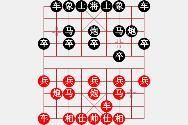 象棋棋譜圖片：蕉田(2段)-勝-賽博園(4段) - 步數(shù)：10 