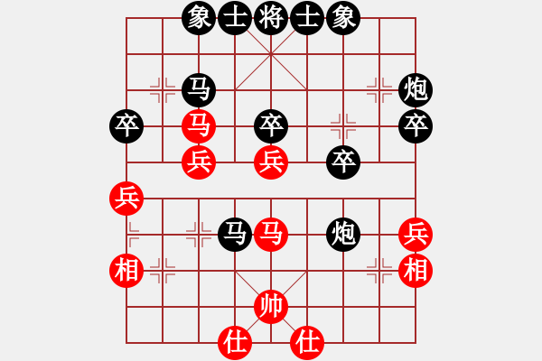 象棋棋譜圖片：大將第一(9星)-負(fù)-雨一直下(地煞) - 步數(shù)：40 