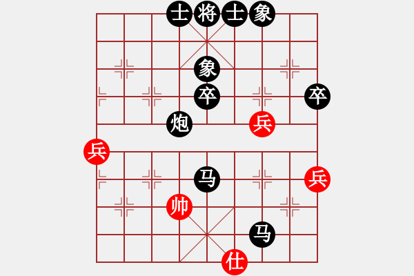 象棋棋譜圖片：天枰座童虎(月將)-負(fù)-英雄同盟六(8段) - 步數(shù)：100 