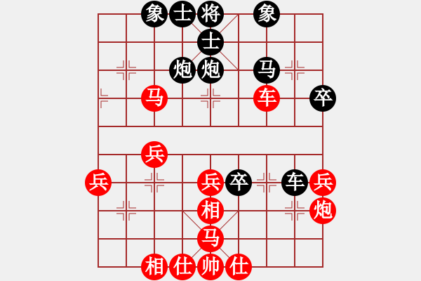 象棋棋譜圖片：青城名劍歡樂賽決賽第五輪：大盜(1段)-勝-名劍之刀狼(月將) - 步數(shù)：40 