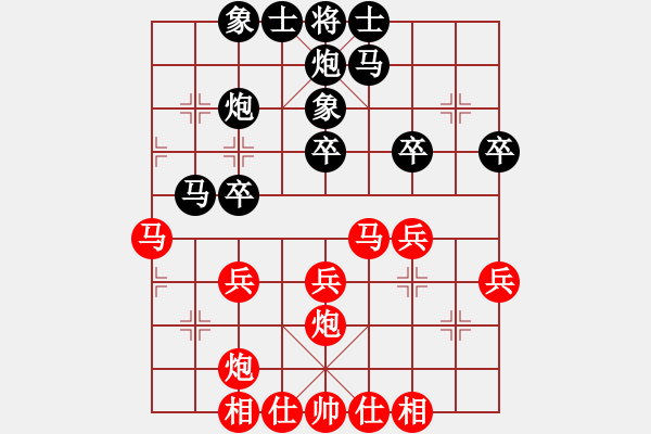 象棋棋譜圖片：女子組：七14 云南孫文先負(fù)江蘇張國(guó)鳳.XQF - 步數(shù)：30 