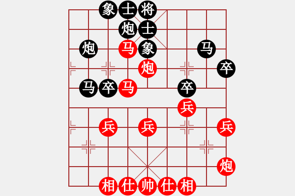 象棋棋譜圖片：女子組：七14 云南孫文先負(fù)江蘇張國(guó)鳳.XQF - 步數(shù)：40 