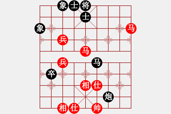 象棋棋谱图片：晓阳逸士(风魔)-和-shiga(地煞) - 步数：100 