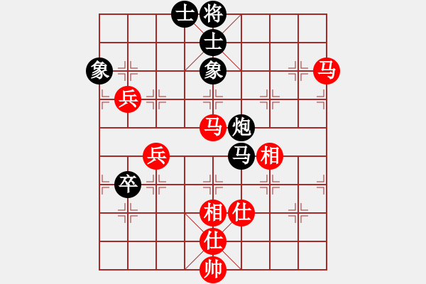 象棋棋谱图片：晓阳逸士(风魔)-和-shiga(地煞) - 步数：110 