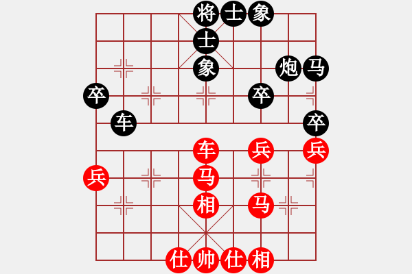 象棋棋譜圖片：投降(8星)-負(fù)-勢(shì)不可擋(9星) - 步數(shù)：40 