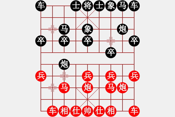 象棋棋譜圖片：定襄棋迷VS倚天高手(2017 1 21 星期六) - 步數(shù)：10 