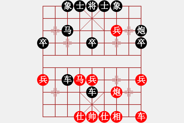 象棋棋譜圖片：dashboard紅負(fù)葬心【中炮兩頭蛇對(duì)左三步虎】 - 步數(shù)：40 