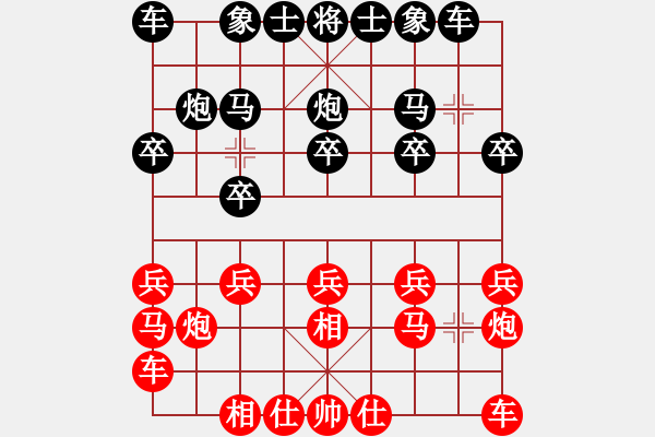 象棋棋譜圖片：籃球鳳凰[164800836] -先勝- 學好象棋[1401715374]（三馬同槽） - 步數(shù)：10 