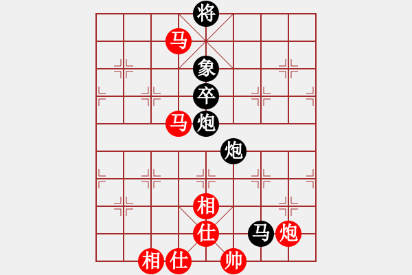 象棋棋譜圖片：籃球鳳凰[164800836] -先勝- 學好象棋[1401715374]（三馬同槽） - 步數(shù)：80 