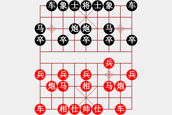 象棋棋譜圖片：曾啟全 先勝 龔曉民     - 步數：10 