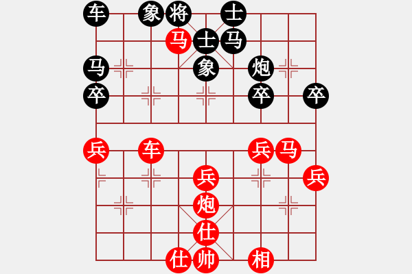 象棋棋譜圖片：學習 -VS- 掌握幸福[2045857057] - 步數(shù)：40 