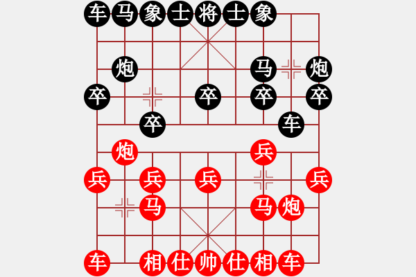 象棋棋譜圖片：150815 第1輪 第2臺(tái) 李惠森 和 姚威和 - 步數(shù)：10 