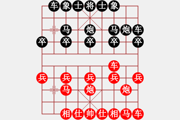 象棋棋譜圖片：立刻 負(fù) 尋風(fēng)小鳥 - 步數(shù)：10 